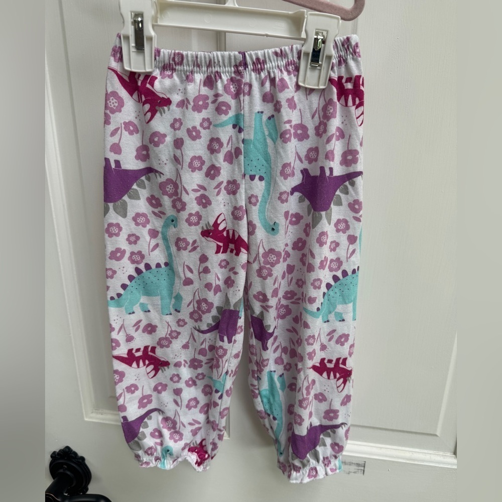 Carter's 3T Purple and Blue Dinosaur Pajama Bottoms Pants